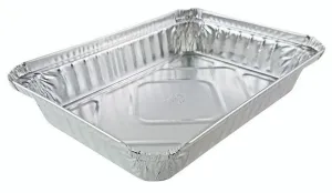 1 1/2 lb. Oblong Take-Out Foil Pan - Shallow 500/CS