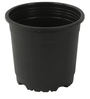 4" Flower Pot Black Colour Sunrise Series (10 cm) (Pack of 12)