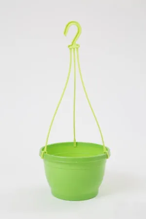 8 Inch Hanging Pot Green