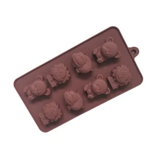 Animal Soap Mould 8 Bars