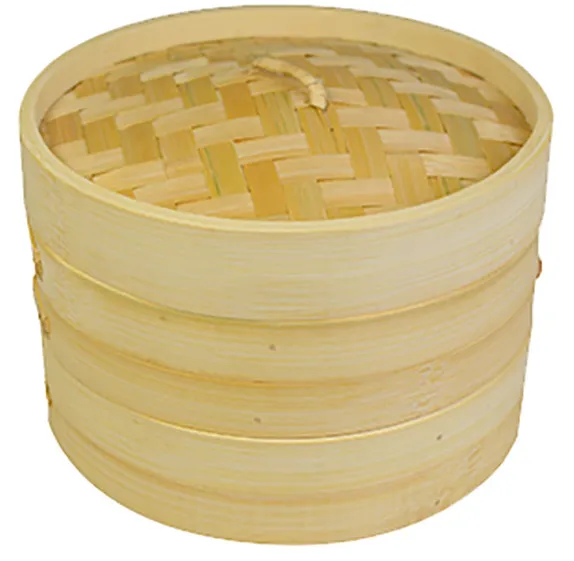 Bamboo three tier 20cm Steamer