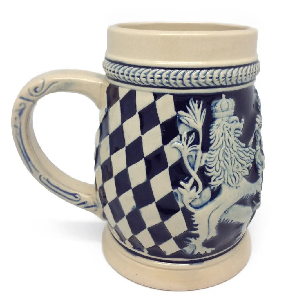 Bayern Coat of Arms Ceramic Beer Stein no/Lid