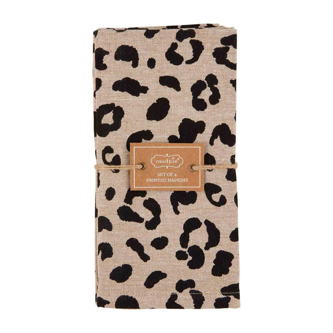 BLACK CHEETAH NAPKIN