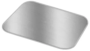 Board Lid For 1 1/2 lb. Oblong Deep Foil Pan 500/CS