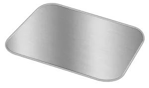 Board Lid For 1 lb. Oblong Foil Pan 1000/CS