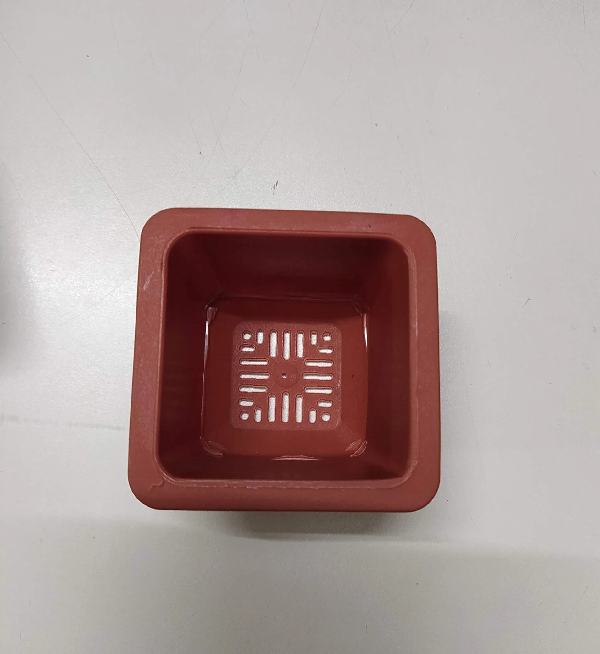 Bonzi Square Pot - 7 cm(Terracotta)