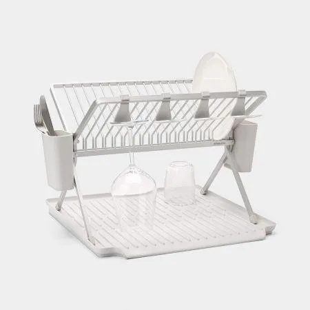 Brabantia SinkSide Foldable Dish Drying Rack - Light Grey | 139444