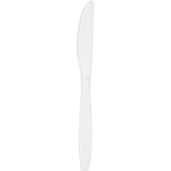 Bulk Clear Bulk Plastic Knives (600 per Case)