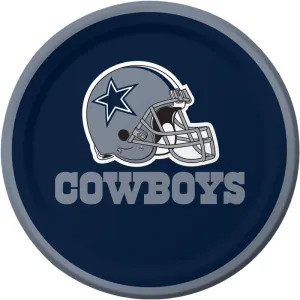 Bulk Dallas Cowboys Paper Dessert Plates (96 per Case)