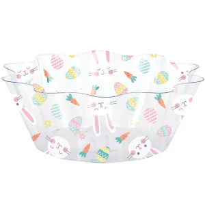 Bulk Easter Plastic Fluted Bowls (12 per Case)