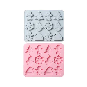 Christmas Design Soap Mould 12 Bars