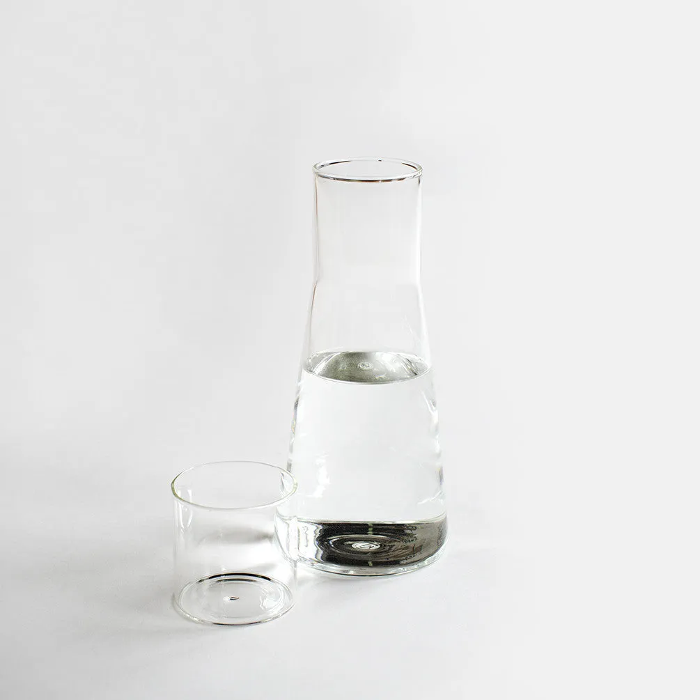 Classic Glass Carafe - With Glass Tumbler