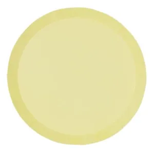 Classic Pastel Yellow Plates - Pack of  20