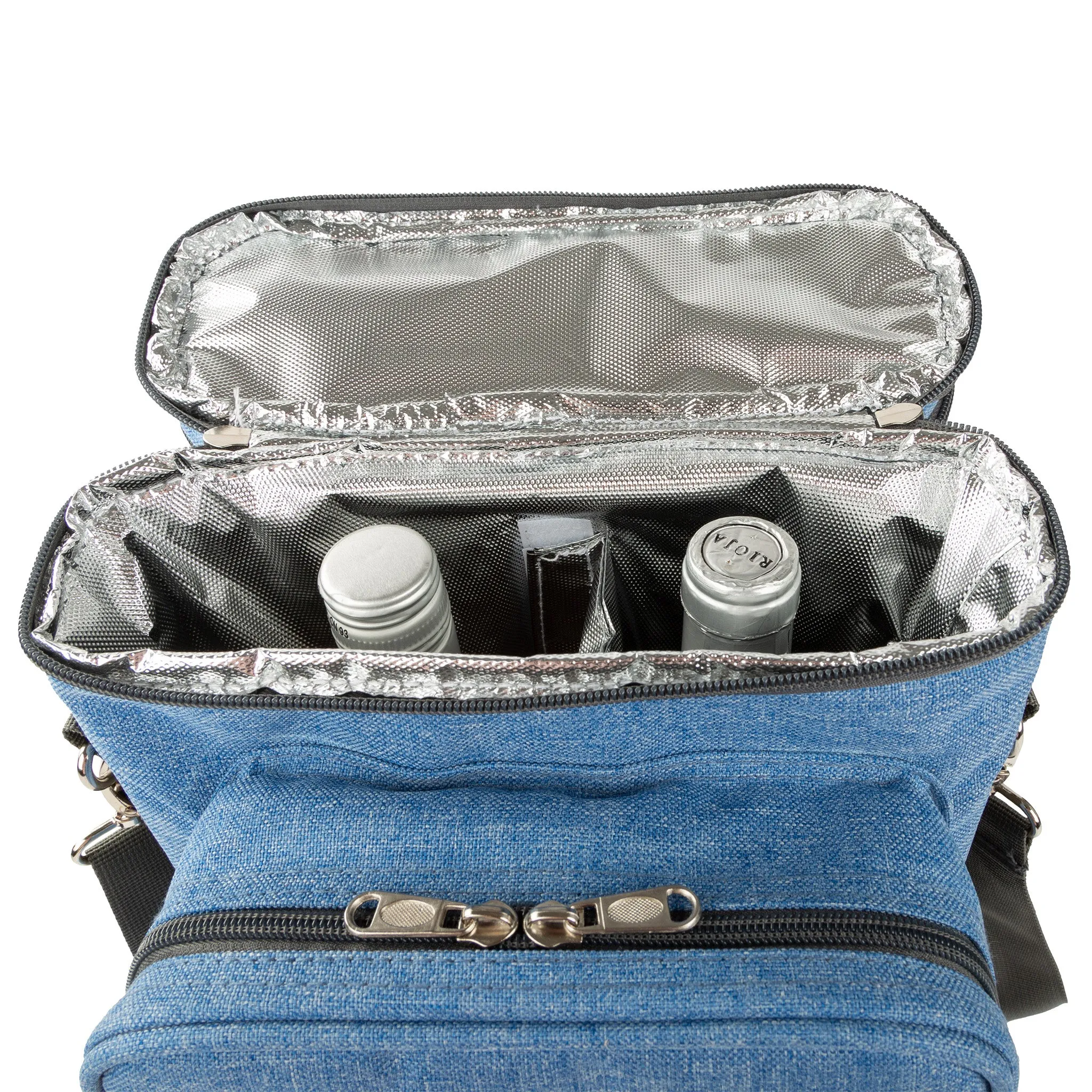 Contemporary 4 Person Wine Cooler Bag