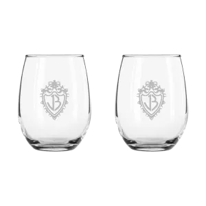 Crest Wine Glasses