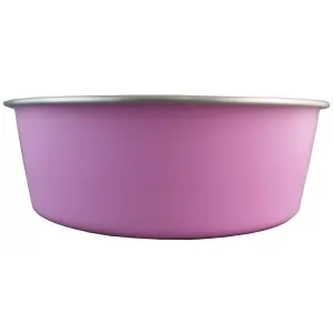 Delisio Design Stainless Steel Dog Bowl Pink Large