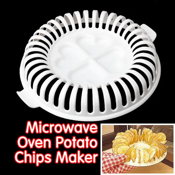 DIY home Low Calories Microwave Oven Fat Free Apple Fruit Potato Chips Maker Biscuit Pans New Bakeware PTSP