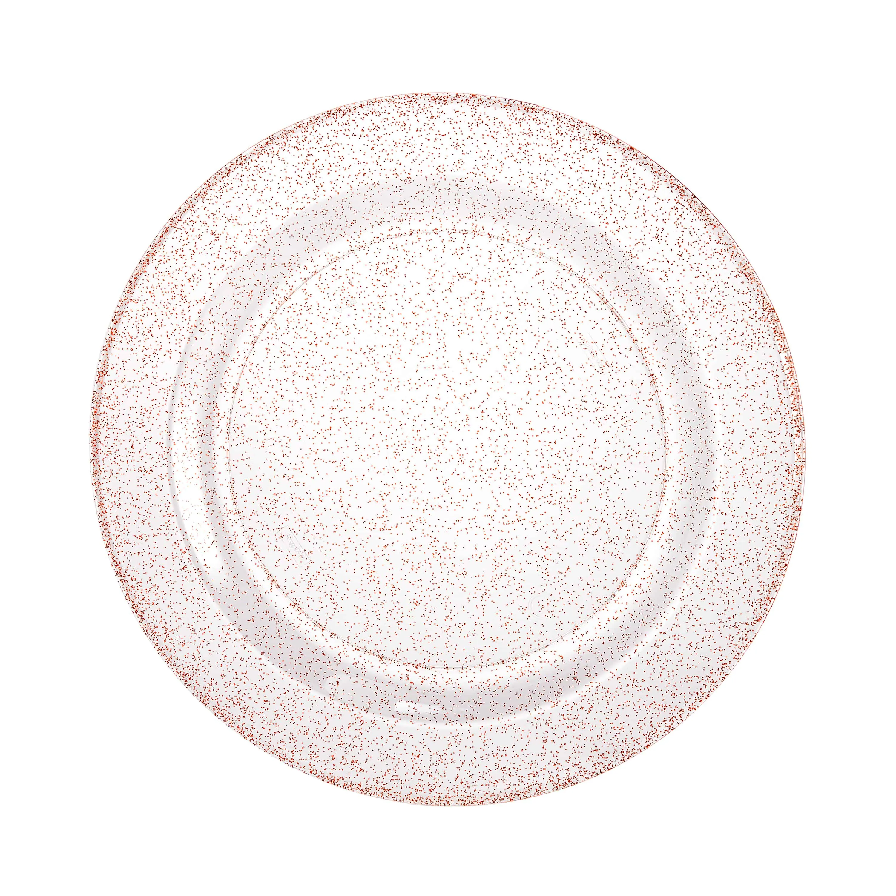 Glitter Premium Plastic Round Dinnerware