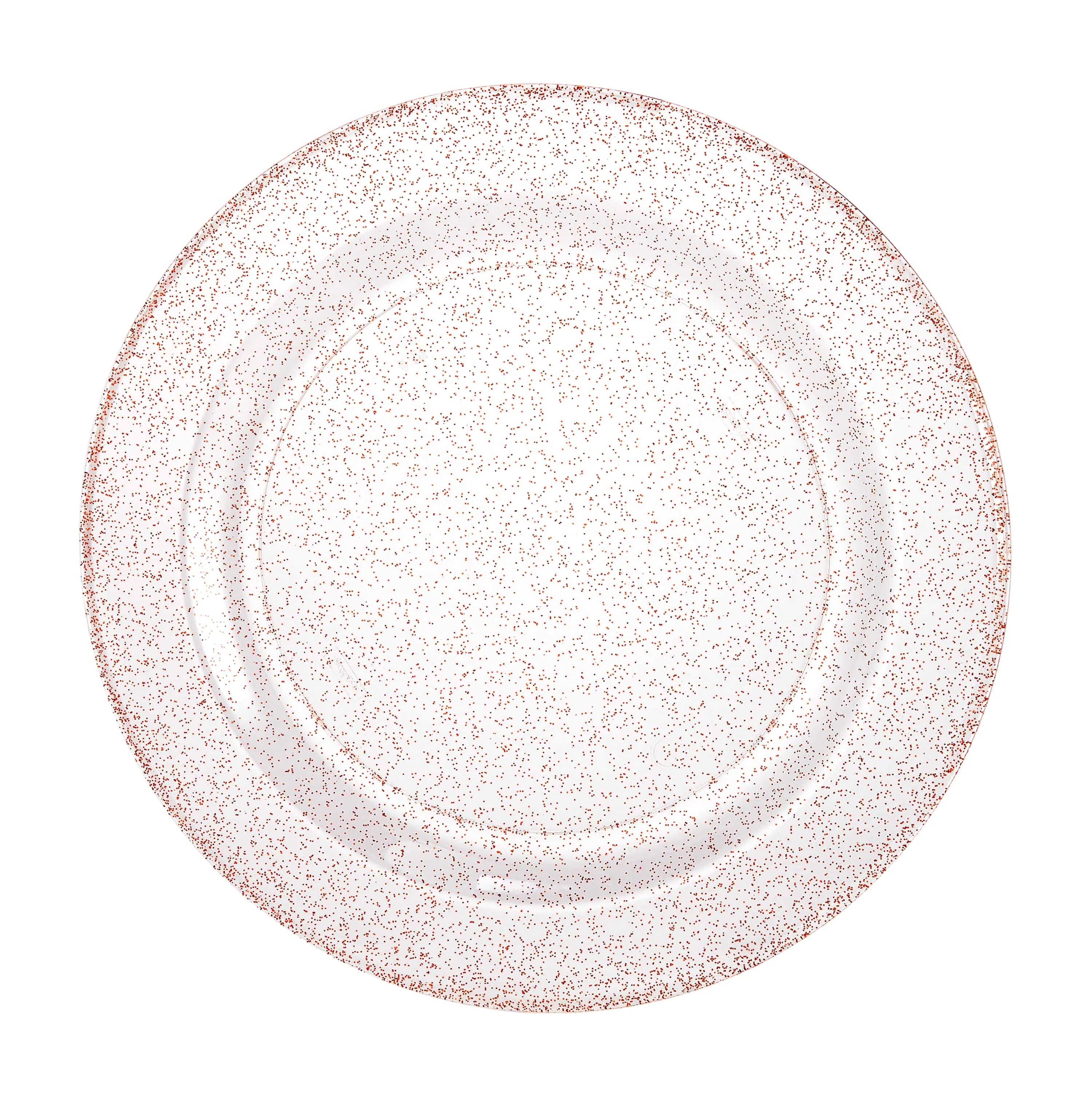 Glitter Premium Plastic Round Dinnerware