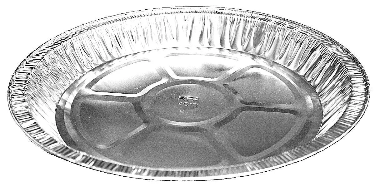 Handi-Foil 10" Medium Foil Pie Pan 1" Deep 50/PK