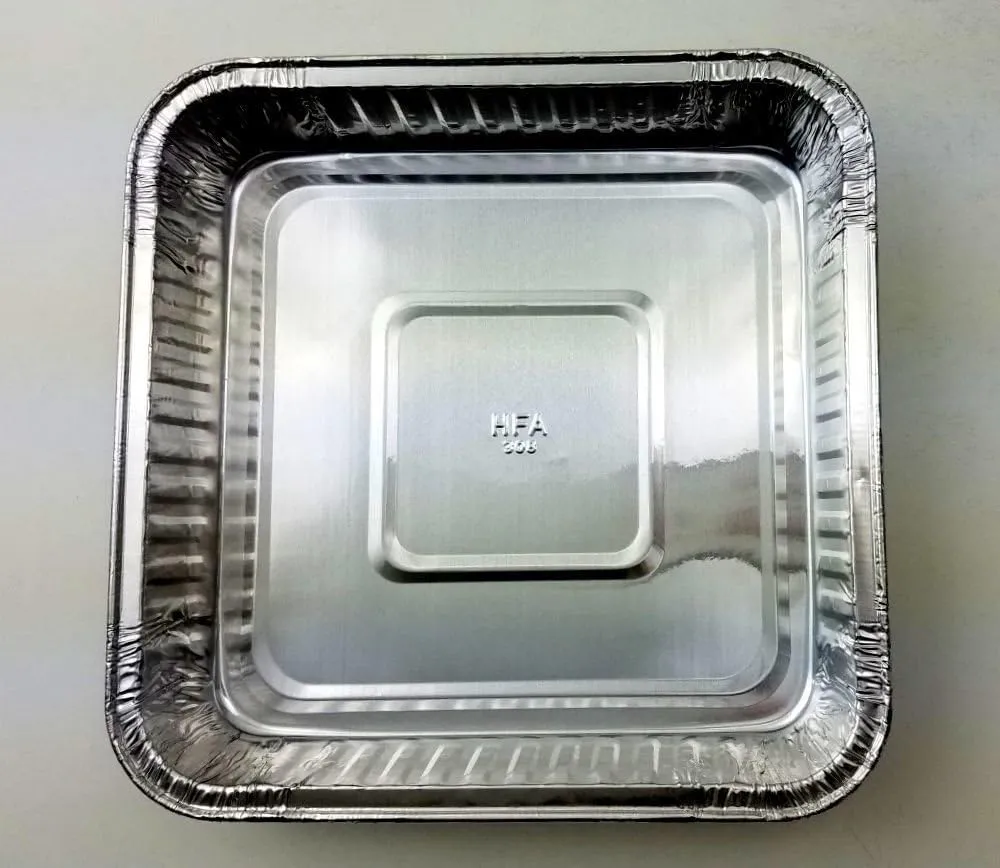 HFA 9" Square Cake Foil Cake Pan 50/PK