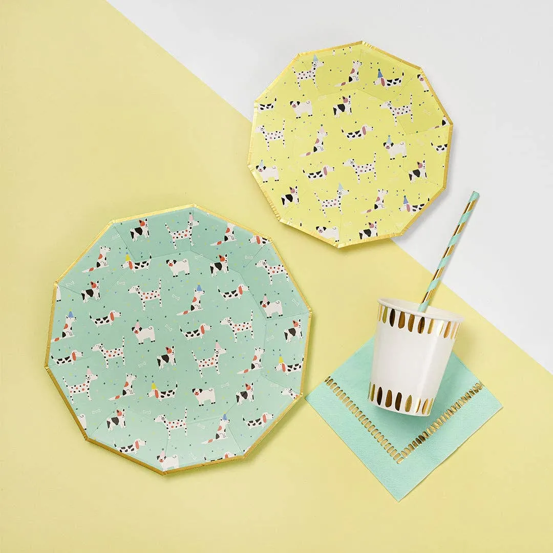 Hot Diggity Dog Large Party Plates x 10