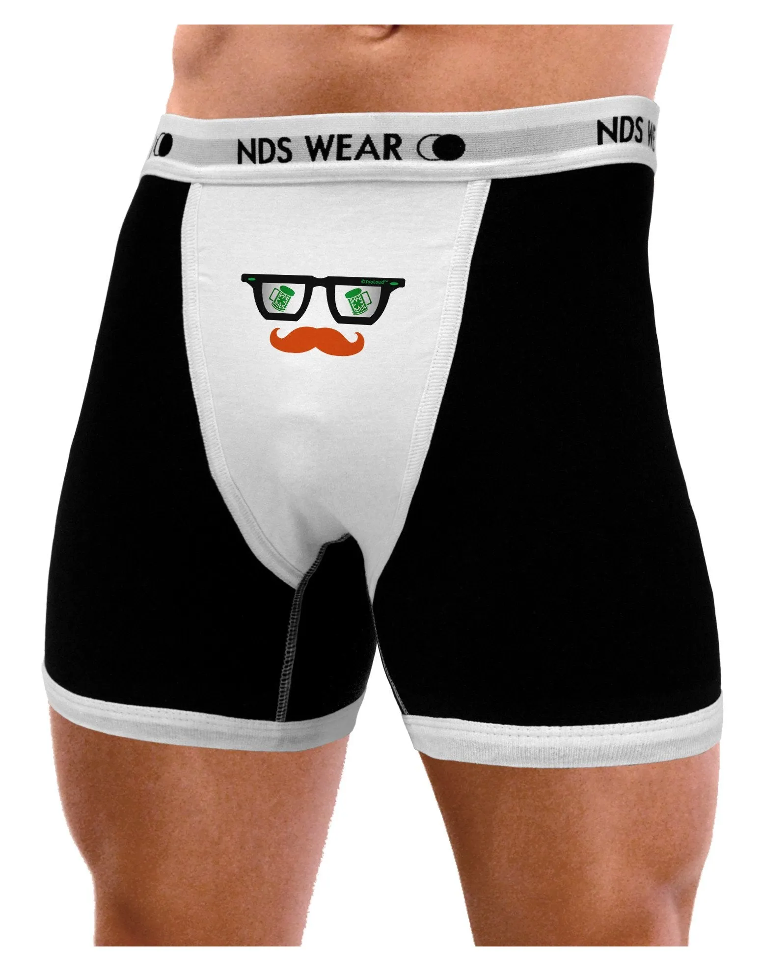 St. Patrick&#8216;s Day Beer Glasses Design Mens Boxer Brief Underwear by TooLoud