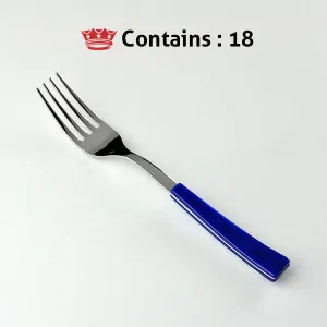 Svanera DESSERT FORK BLUE VISUAL Number in box : 18