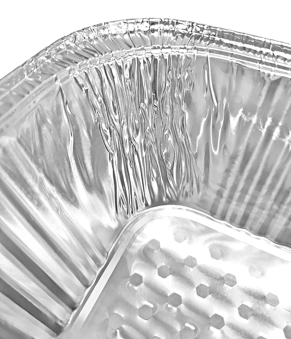 Third-Size Aluminum Foil Steam Table Pan w/Lid Combo 50/PK