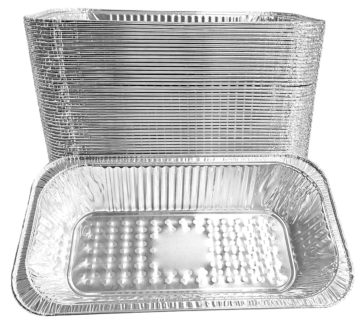 Third-Size Aluminum Foil Steam Table Pan w/Lid Combo 50/PK