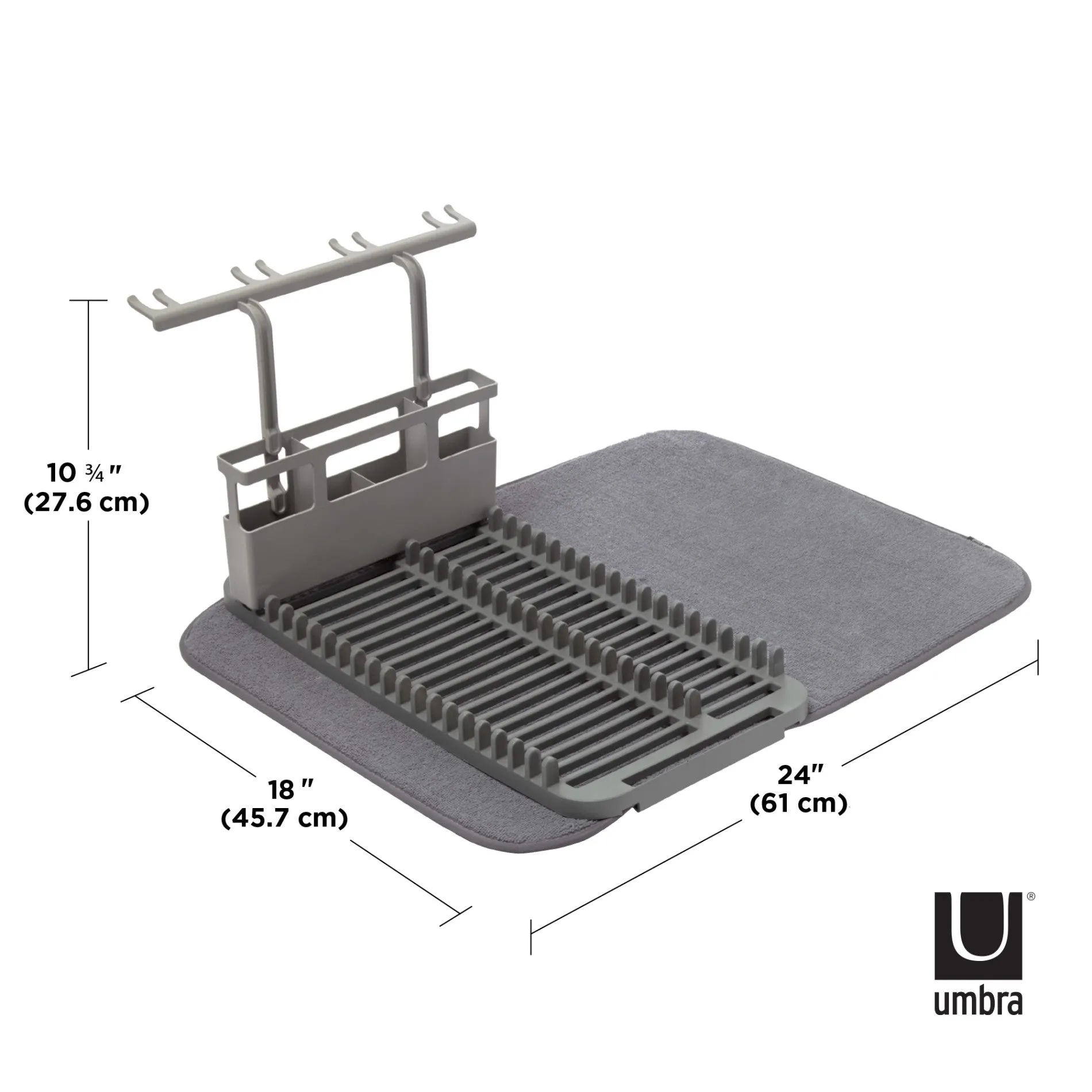 Udry Dish Rack With Dry Mat