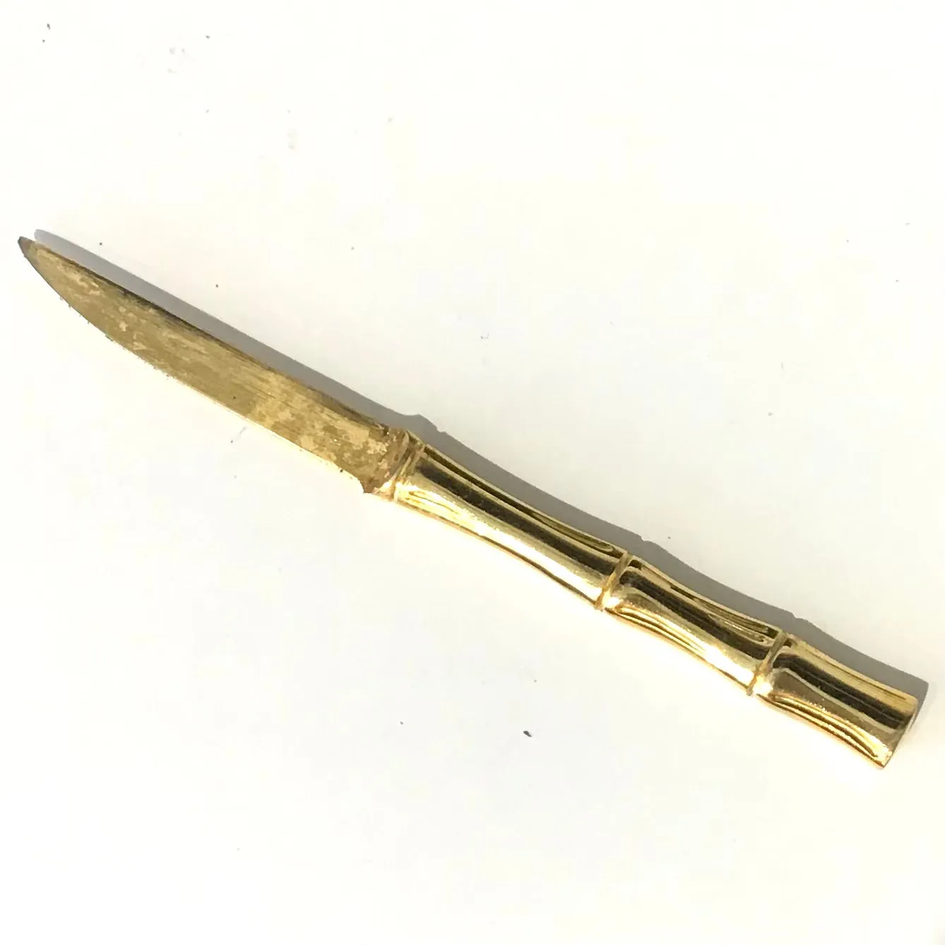 Vintage Brass Hors D’oeuvres Knives