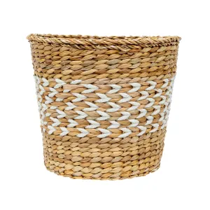 Woven Patterned Office Plant with Pot